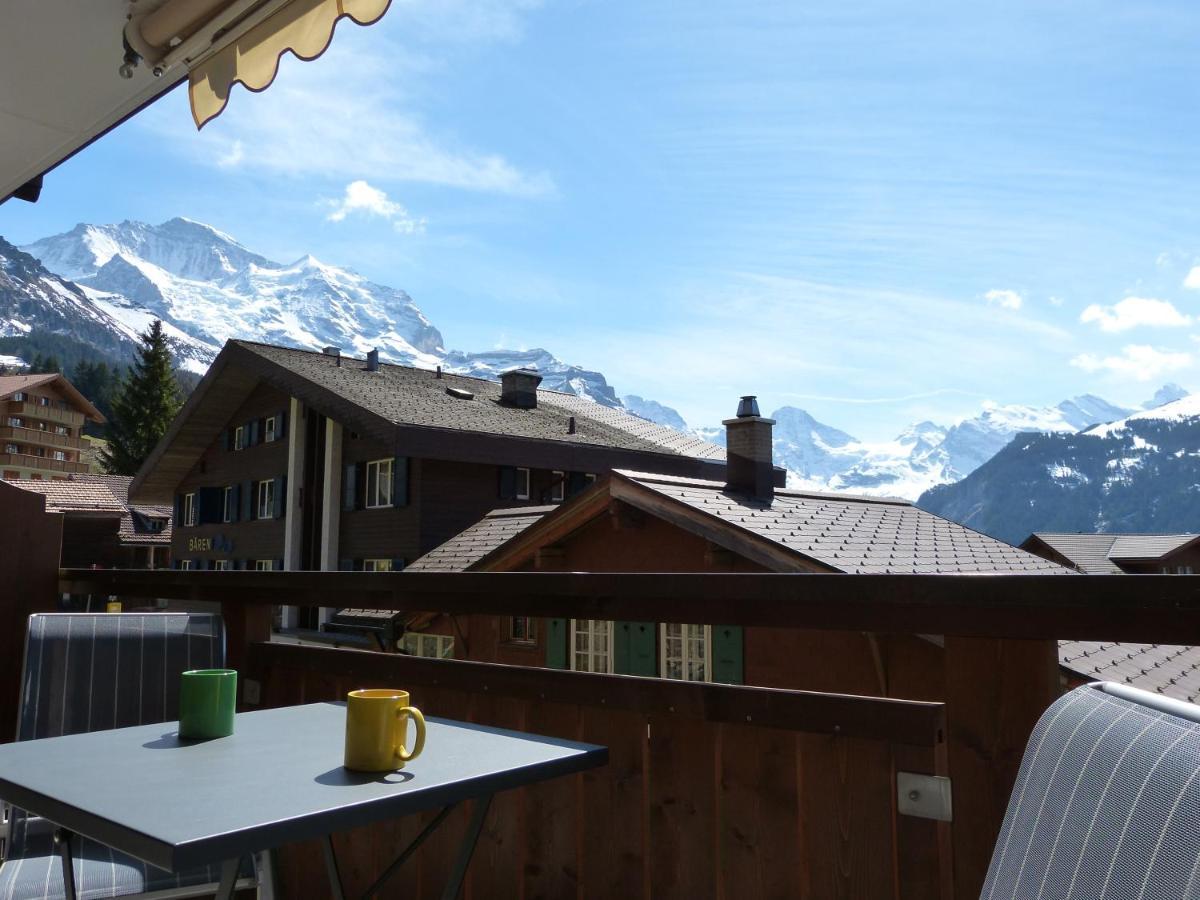 Apartamento Chalet Bella Vista 3 Wengen Exterior foto